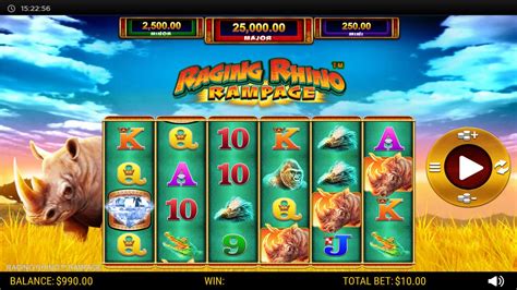 ☆NEW SLOT☆FIRST LOOK☆ RAGING RHINO RAMPAGE .